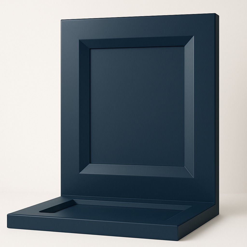Bolton Blue Bevel door sample