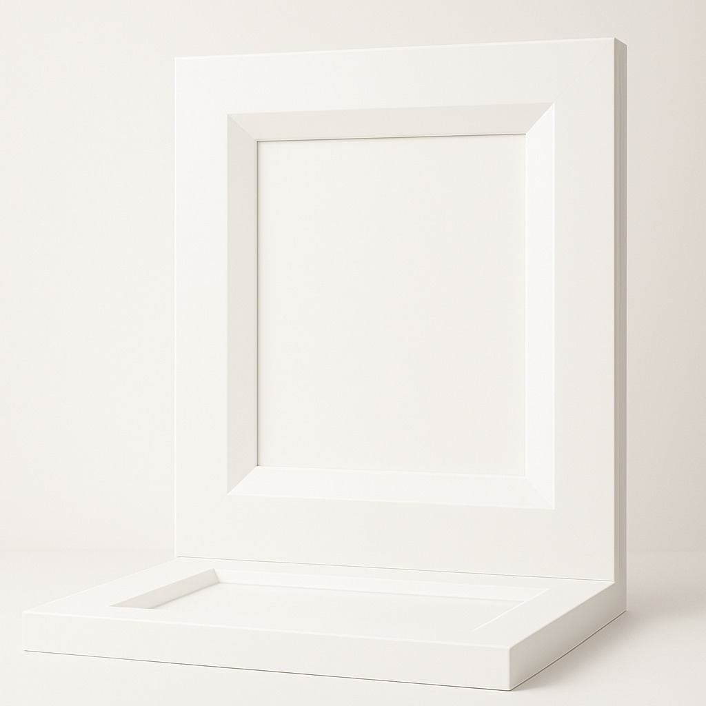 Bolton White Bevel door sample