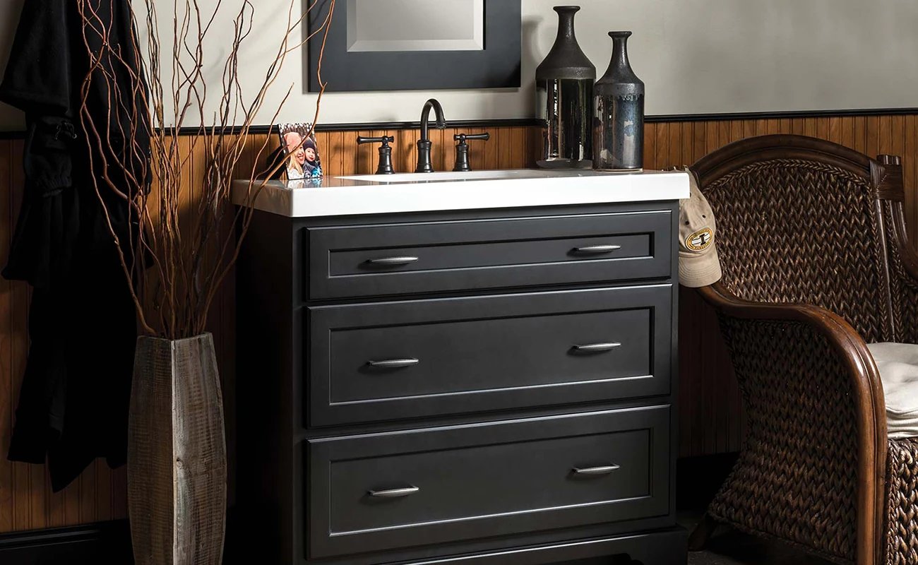 Northbrook vanity, Black