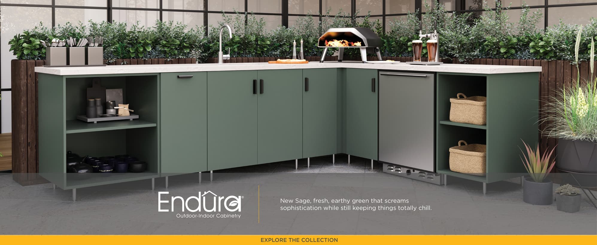 Innovation Cabinetry Endura outdoor kitchen cabinetry