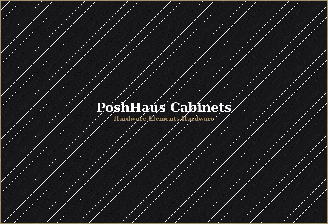 Elements Hardware cabinet hardware