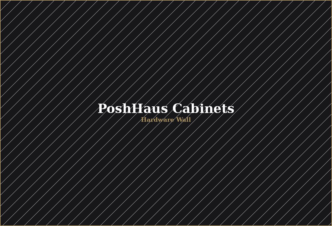 Cabinet hardware display