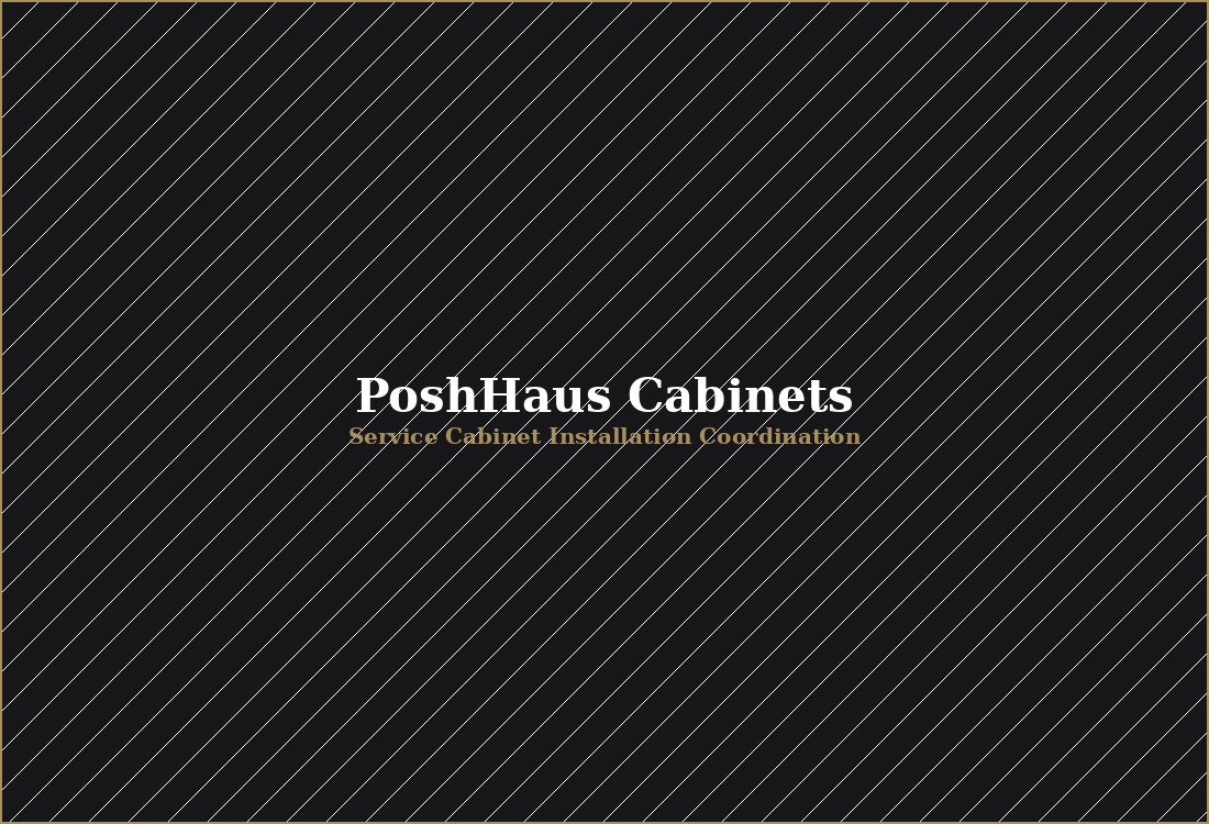 Cabinet Installation Coordination