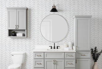 Rock Solid Vanities installation
