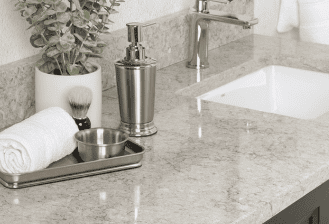 Rock Solid Vanities installation